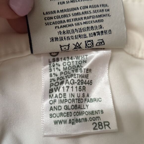 AG The Prima White Cigarette Jeans - Picture 6 of 11